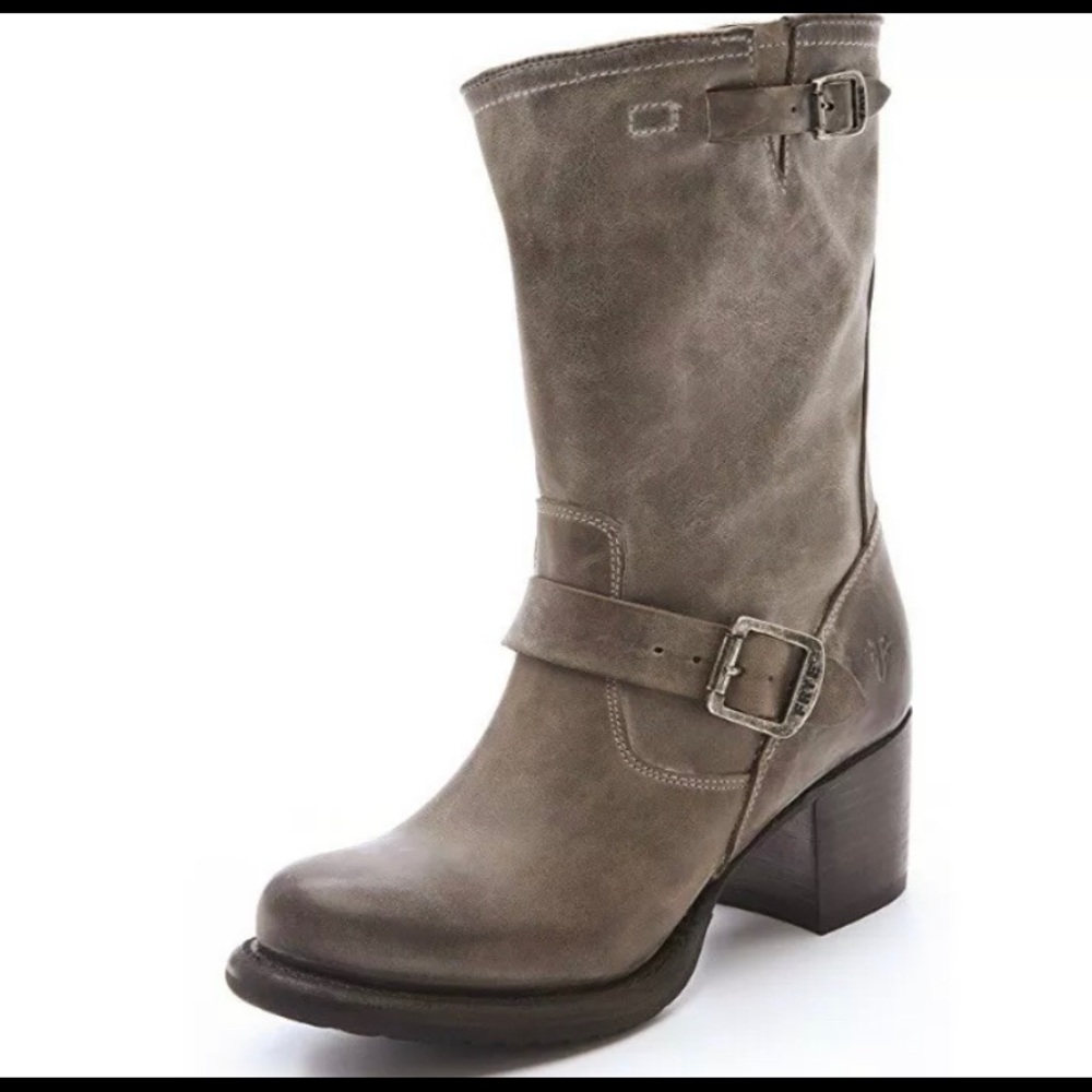 Women’s Frye Vera Short Mid-Calf Distressed Boots